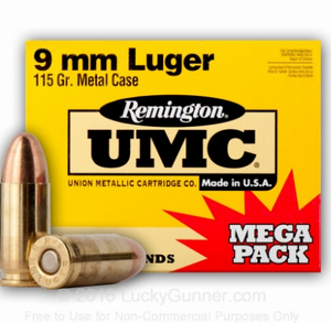 23777 UMC 9MM 115GR MC