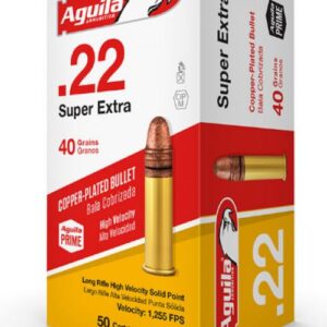 Aguila 1B222328 .22 LR High Velocity 40 GR Solid 50/box