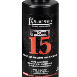 Alliant Reloder 15 Smokeless Gun Powder