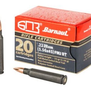 Barnaul .223 Remington 55gr FMJ 20rd box