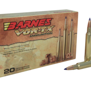 Barnes VOR-TX Ammunition 300 Weatherby Magnum 180 Grain TTSX Polymer Tipped Spitzer Boat Tail Lead-Free Box of 20