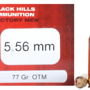 Black Hills Ammunition 5.56x45mm NATO 77 Grain Sierra MatchKing Hollow Point