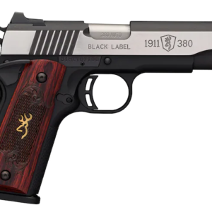 Browning 1911-380 Black Label Medallion Pro Pistol 380 ACP 8-Round Black with Wood Grips