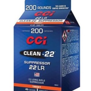 CCI 980CC Copper-22 Suppressor .22 LR 45 gr Lead Round Nose (LRN) 200 Bx/ 10 Cs