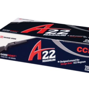 CCI A22 .22 MAG 35GR GAME POINT 200rd box - Ammo