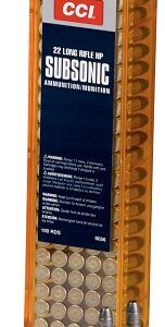 CCI Small Game Subsonic .22 LR 40gr Lead Hollow Point 100ct Box