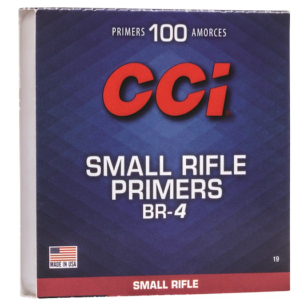 CCI Small Rifle Bench Rest Primers #BR4 Box of 1000 (10 Trays of 100)