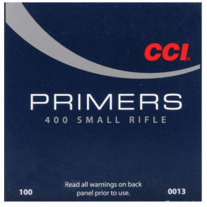 CCI Small Rifle Primers #400 Box of 1000 (10 Trays of 100)