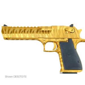 Desert Eagle, .44 Magnum, Titanium Gold w/ Tiger Stripes