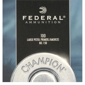Federal Large Pistol Primers #150 Box of 1000 (10 Trays of 100)