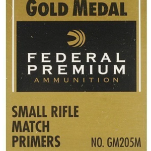 Federal Premium Gold Medal Small Rifle Match Primers #205M Box of 1000 (10 Trays of 100)
