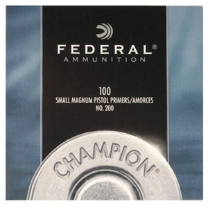 Federal Small Pistol Magnum Primers #200 Box of 1000 (10 Trays of 100)