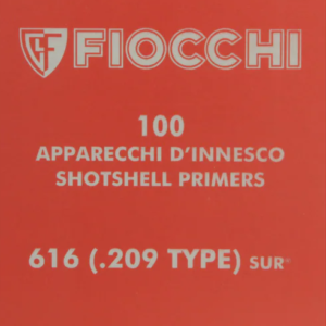 Fiocchi Primers #209 Shotshell Box of 1000 (10 Trays of 100)