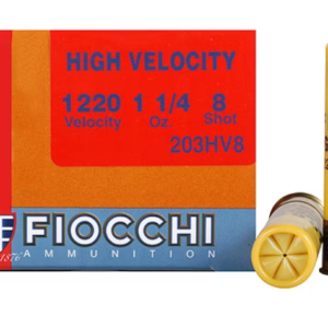Fiocchi Shooting Dynamics High Velocity Ammunition 20 Gauge 3" 1-1/4 oz #8 Shot Box of 25