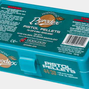 Hodgdon Pyrodex Black Powder Substitute 44 Caliber 30 Grain Pellets Package of