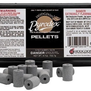 Hodgdon Pyrodex Black Powder Substitute 50 Caliber 50 Grain Pellets