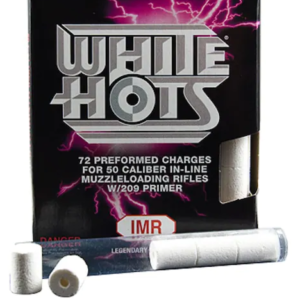 IMR White Hots Black Powder Substitute 50 Caliber #209 Primer Pre-Formed Charges Pack of 72