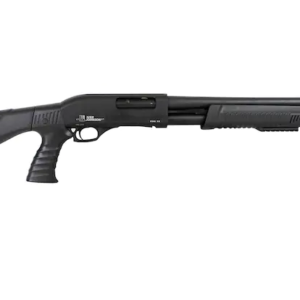 Iver Johnson PAS12 12 Gauge Pump Action Shotgun 18" Barrel Blued and Black Pistol Grip