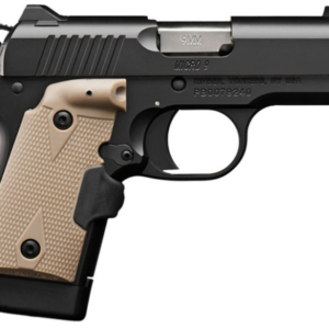 Kimber Micro 9 9mm with Desert Tan Crimson Trace Lasergrips