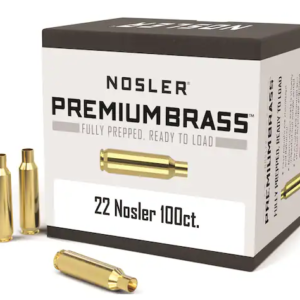Nosler Custom Brass 22 Nosler Box of 100
