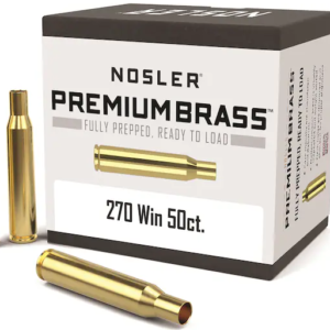 Nosler Custom Brass 270 Winchester Box of 50