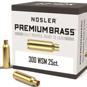 Nosler Custom Brass 300 Winchester Short Magnum (WSM) Box of 25