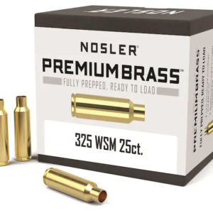 Nosler Custom Brass 325 Winchester Short Magnum (WSM) Box of 25