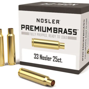 Nosler Custom Brass 33 Nosler Box of 25