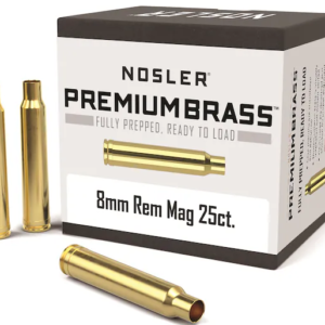 Nosler Custom Brass 8mm Remington Magnum Box of 25