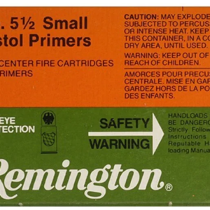 Remington Small Pistol Primers #5-1/2 Box of 1000 (10 Trays of 100)