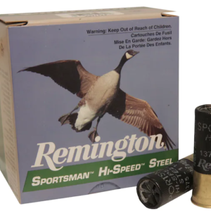Remington Sportsman Hi-Speed Ammunition 12 Gauge 2-3/4" 1-1/8 oz #4 Non-Toxic Steel Shot