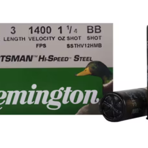 Remington Sportsman Hi-Speed Ammunition 12 Gauge 3" 1-1/4 oz BB Non-Toxic Steel Shot