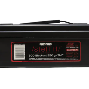 Stelth Ammunition 300 AAC Blackout 220 Grain Subsonic Total Metal Jacket Ammo Can of 200
