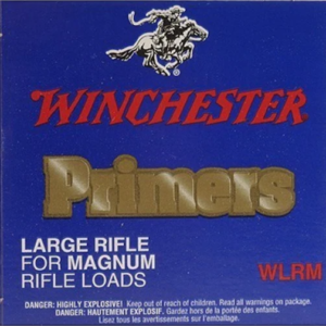Winchester Large Rifle Magnum Primers #8-1/2M Box of 1000 (10 Trays of 100)