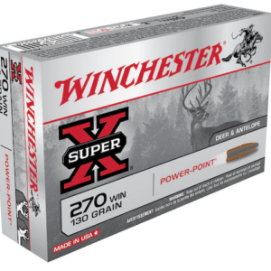 Winchester Super-X Ammunition 270 Winchester 130 Grain Power-Point Box of 20
