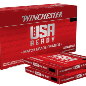 Winchester USA Ready Large Rifle Match Primers Box of 1000 (10 Trays of 100)