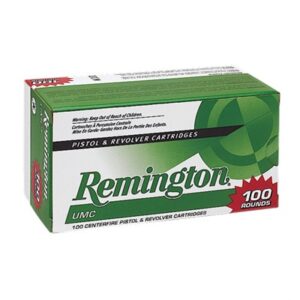 Remington UMC 9mm 115gr MC 100/bx (100 rounds per box)