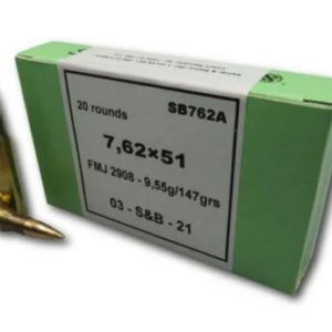 S&B SB762A 7.62X51 147 FMJ 20rd box