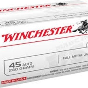 Winchester USA .45 ACP 230gr Full Metal Jacket 100rd box