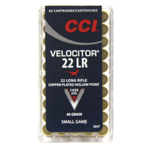 Buy CCI Velocitor - .22LR, 40gr, CPHP, Box of 50 Online