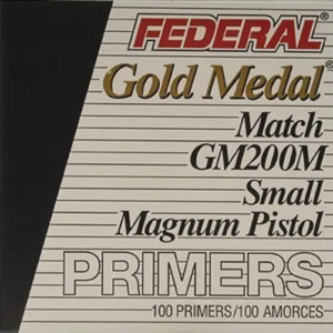 Buy Federal Premium Gold Medal Small Pistol Magnum Match Primers #200M Box of 1000 Online