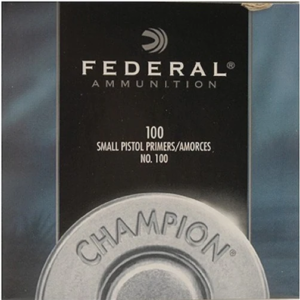 Buy Federal Small Pistol Primers #100 Box of 1000 Online