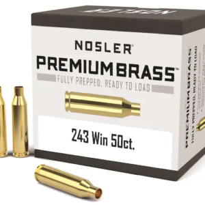 Buy Nosler Custom Brass 243 Winchester Box of 50 Online