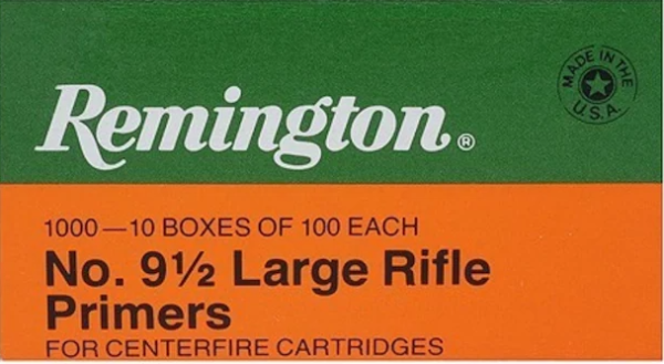 Buy Remington Large Rifle Primers #9-1 2 Box of 1000 Online