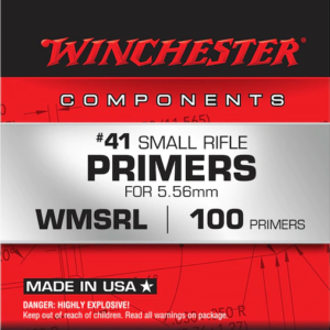 Buy Winchester Small Rifle 5.56mm NATO-Spec Military Primers #41 Box of 1000 Online