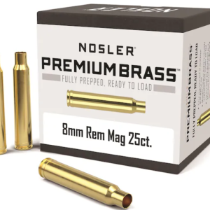 Buy Nosler Custom Brass 8mm Remington Magnum Box of 25