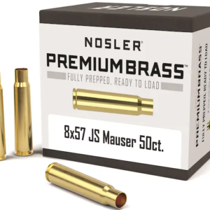 Buy Nosler Custom Brass 8x57mm JS (8mm Mauser) Box of 50