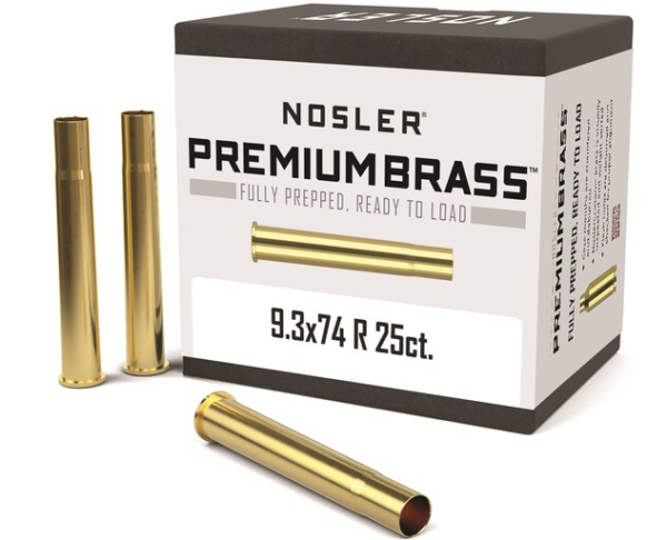 Buy Nosler Custom Brass 9.3x74mm Rimmed Box of 25