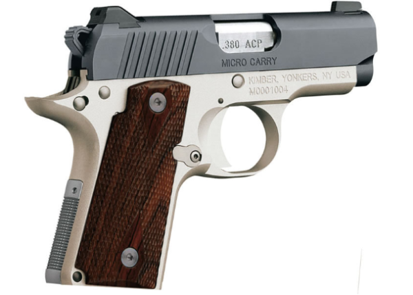 Buy Kimber Micro Carry Rosewood Two-Tone 380 Auto Carry Conceal Pistol