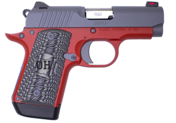 Buy Kimber Micro 9 9mm Matte Grey Slide and Matte Red Frame Special Edition Pistol